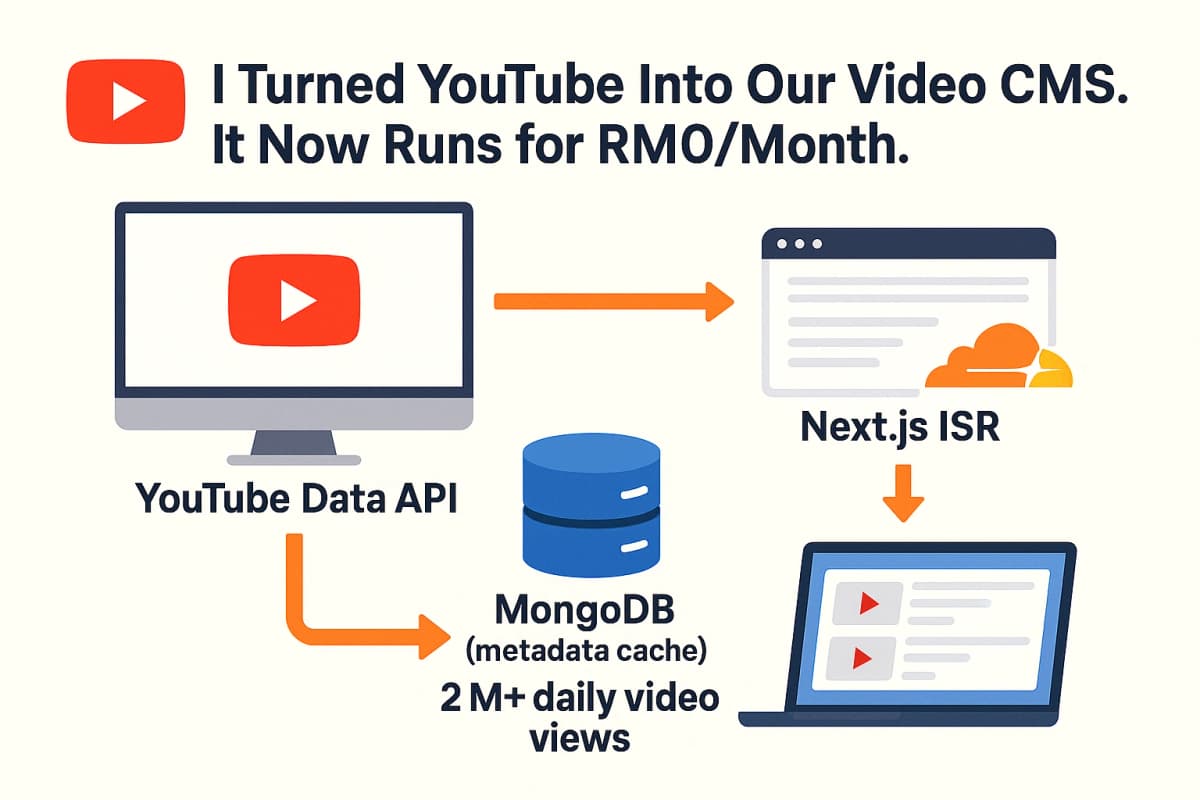 I Turned YouTube Into Our Video CMS. It Now Runs for RM0/Month.