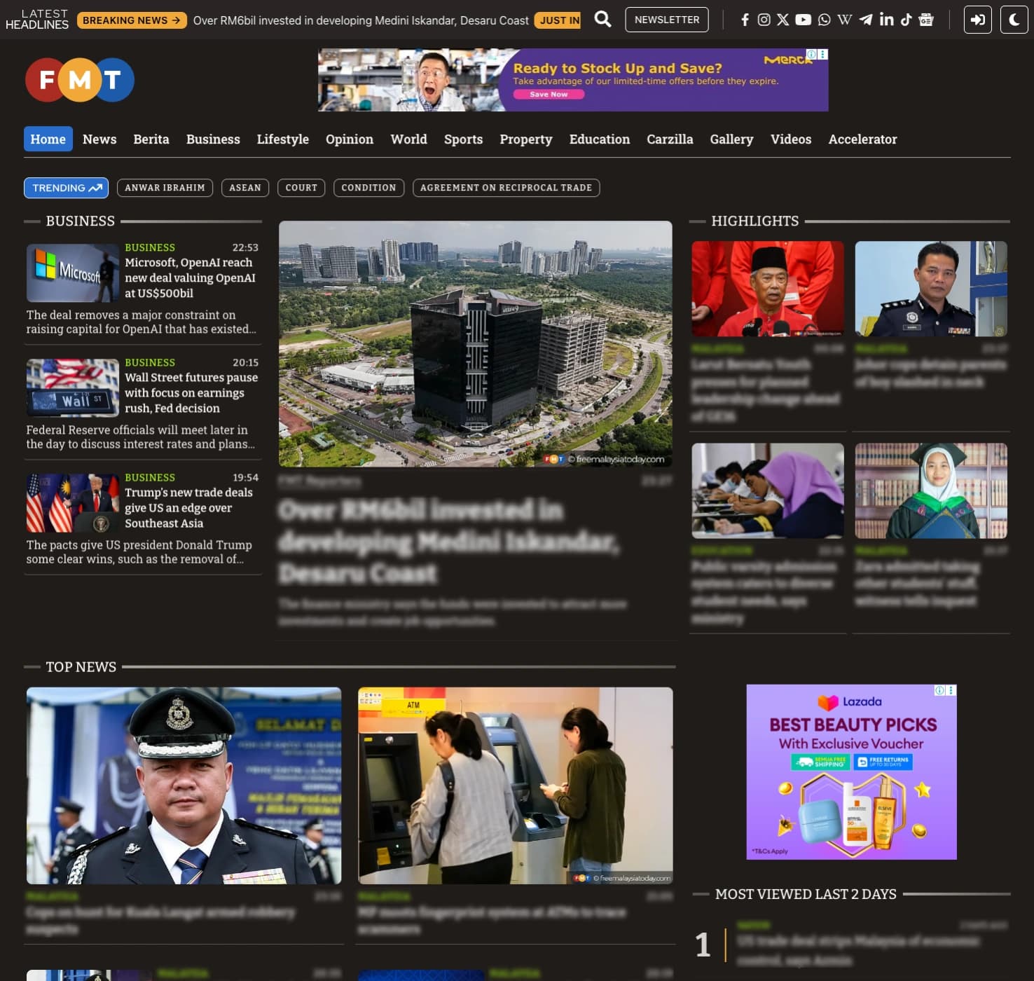 Free Malaysia Today - News Platform Transformation